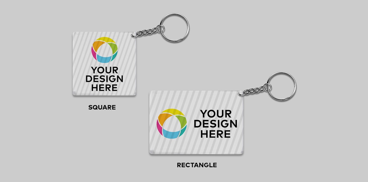 Personalised Acrylic Keychains VistaPrint